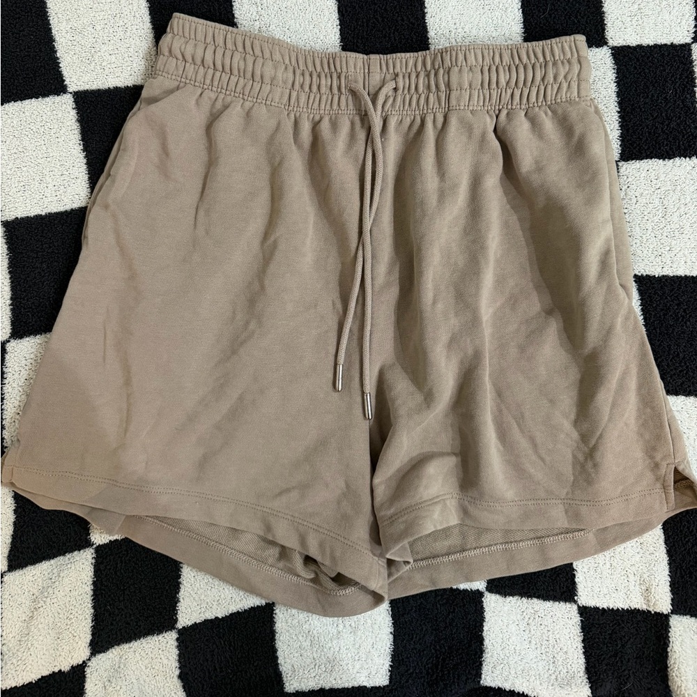 H&M Women's Athletic Tan Shorts